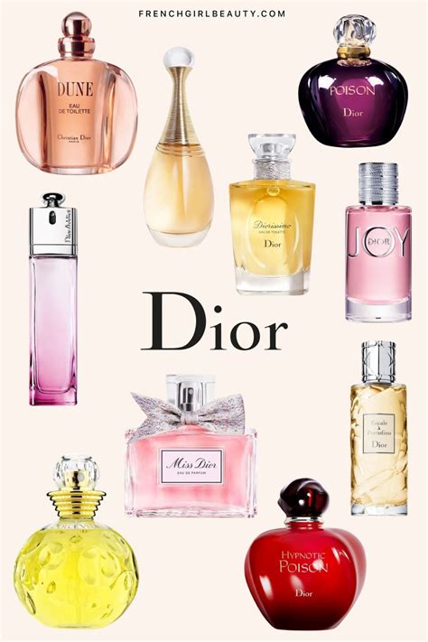 parfum dior rabais|dior perfumes list.